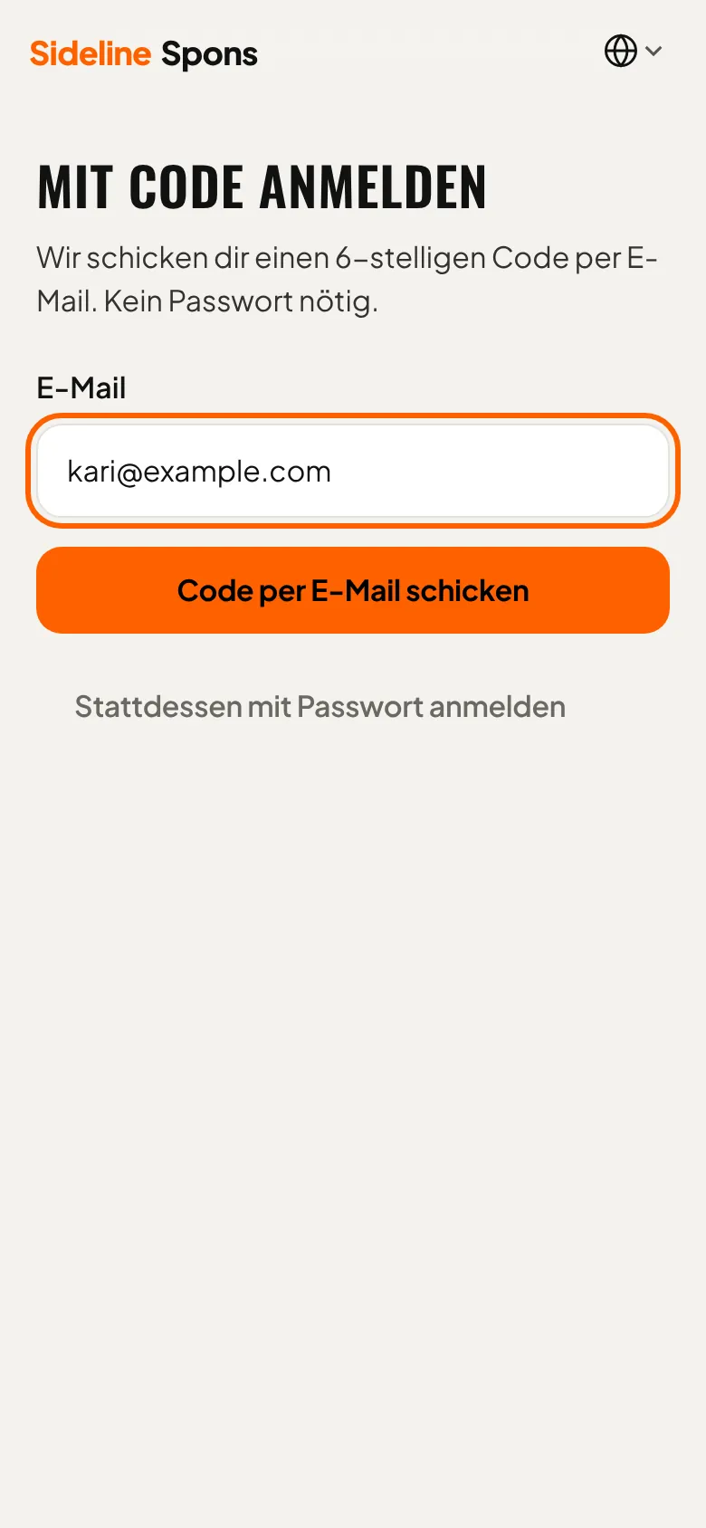 Konto anlegen