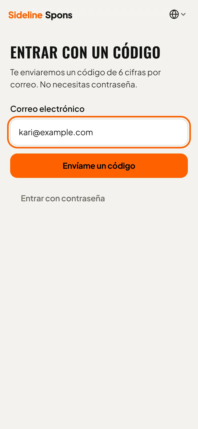 Crea una cuenta