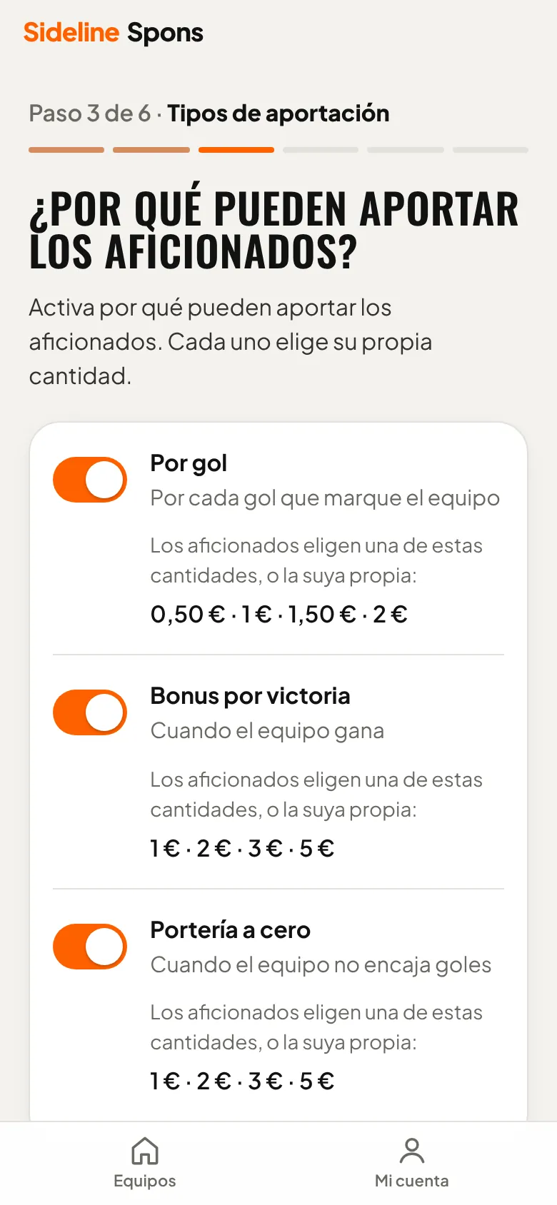 ¿Qué pueden apoyar los aficionados?