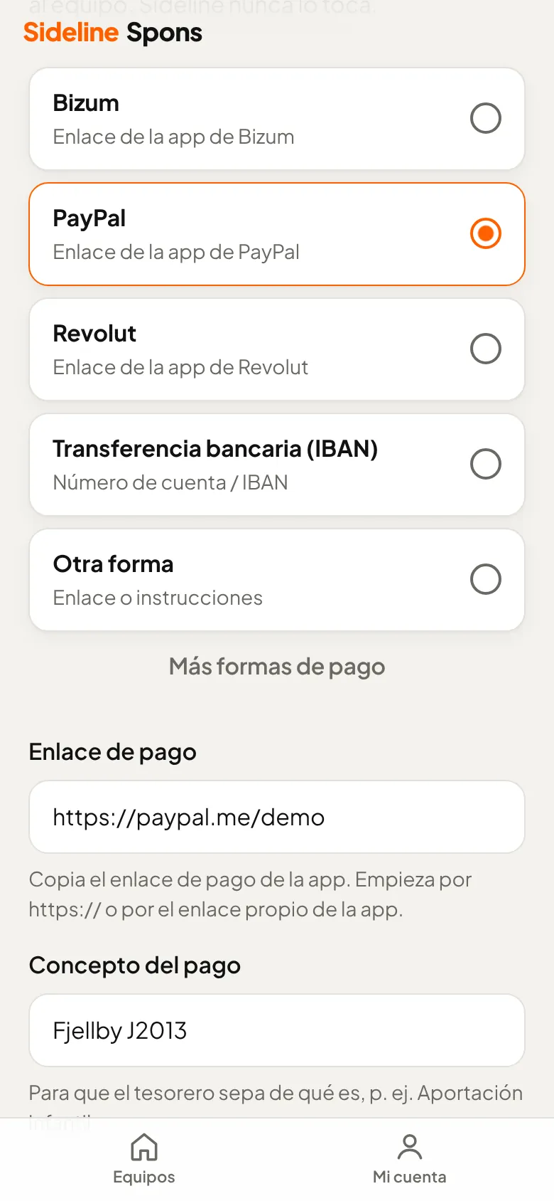 Cómo pagan los seguidores