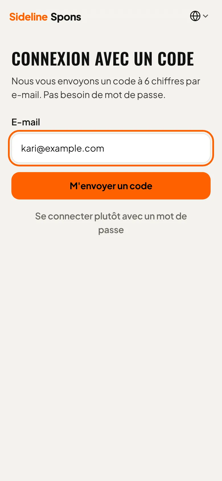 Créez un compte
