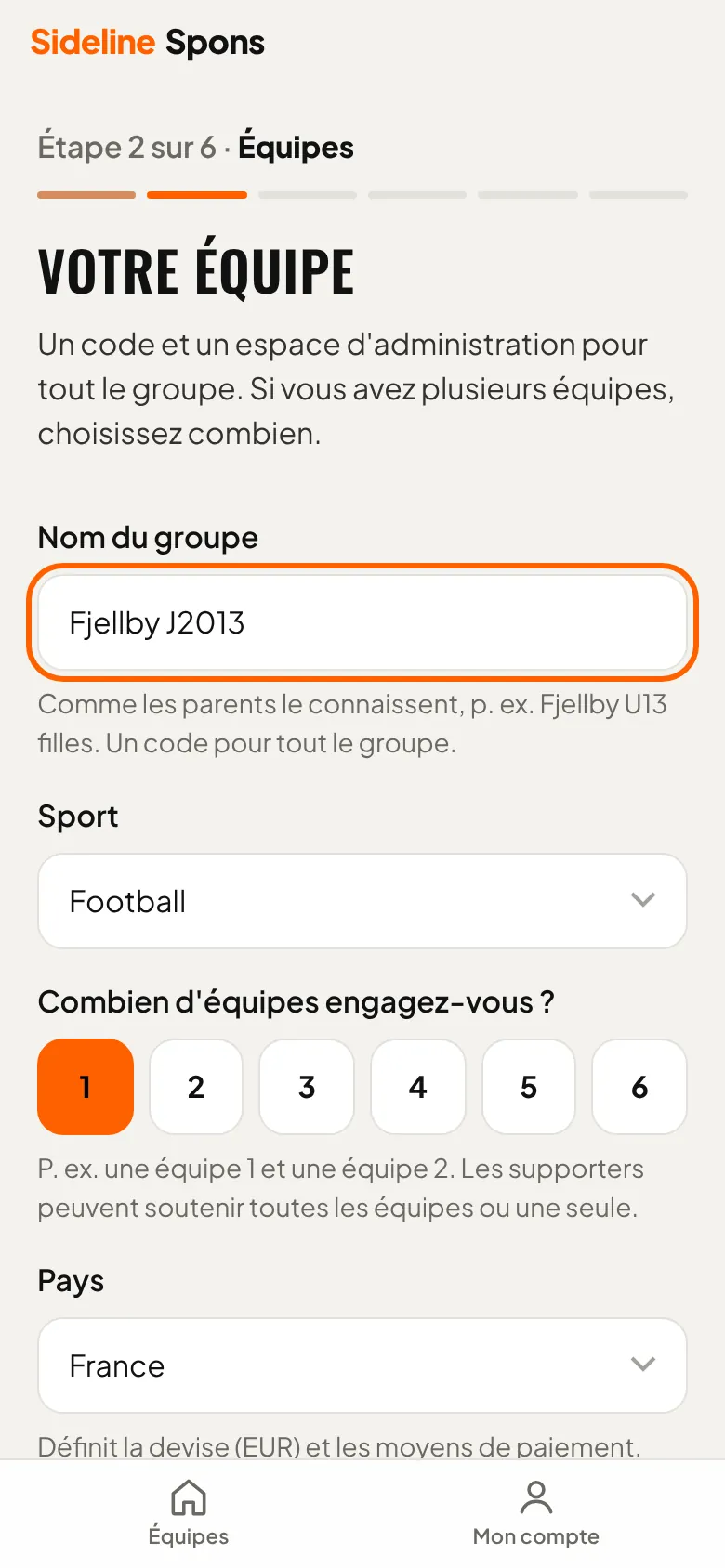 Votre équipe