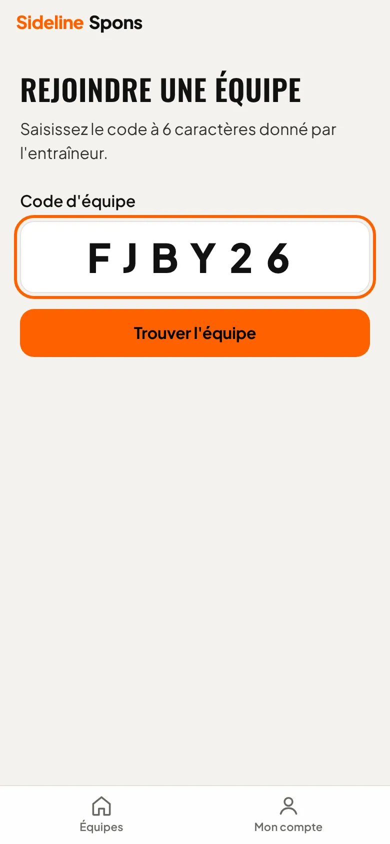 Code ou lien