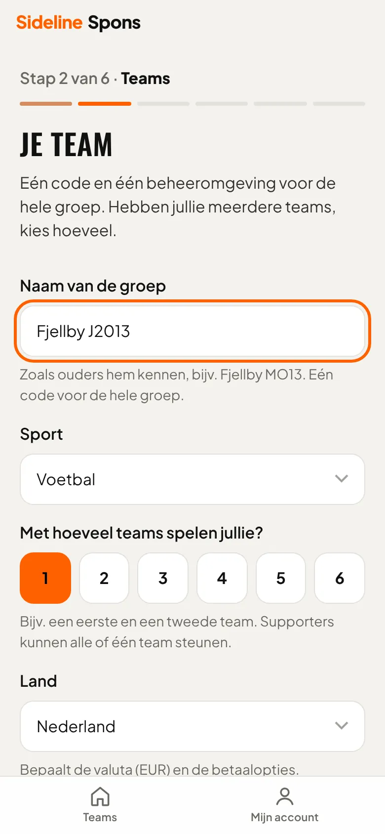 Je team