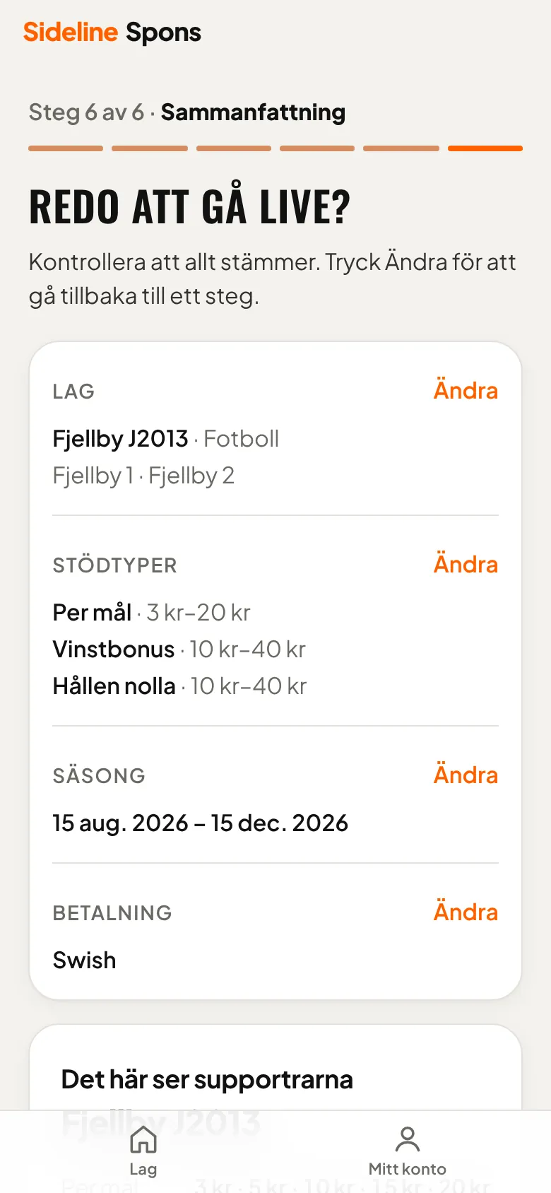 Gå live